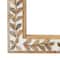 5" x 7" Brown & White Leaf Wood Tabletop Frame, Atelier by Studio Décor®